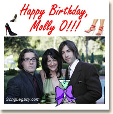 Customized 50th birthday song CD cover