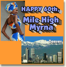 Customized 60th birthday song CD cover