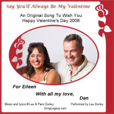 A personalized valentine song for your loved one