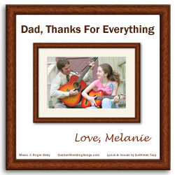 CD cover for original father daughter dance song