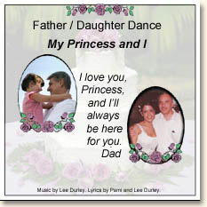 Customized Father Daughter Dance CD cover