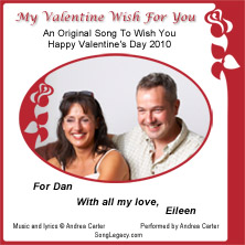 A personalized valentine song for your loved one