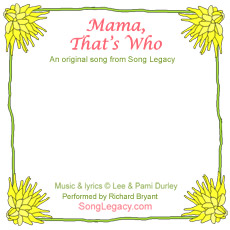 CD cover for original song honoring Mother