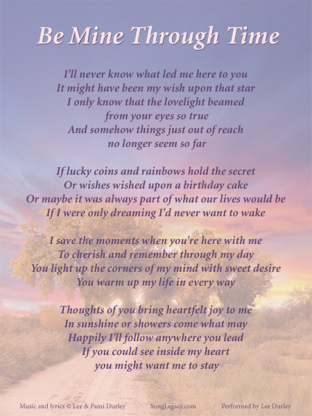 Sunrise lyric sheet with lyrics, Tranquility and Bliss