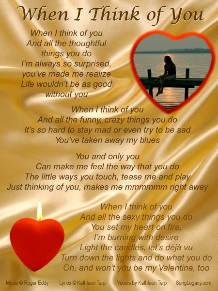 Song Legacy Sample Lyric Sheet for romantic Valentine song