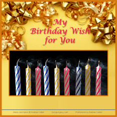 Standard Birthday Song CD Cover