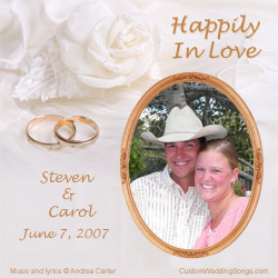 CD cover for personalized song
